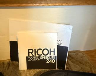 Ricoh KR Super mm Film Camera with PentaxA mm f or . Lens and Ricoh Speedlite Flash third image