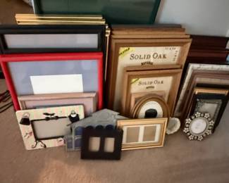 Assorted Picture Frames Solid Oak Natural, Gallery Wall Sets, and Decorative Frames second image