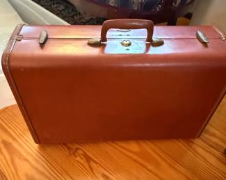 Vintage Samsonite Brown HardSided Suitcase