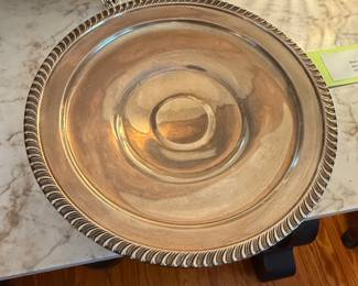 Sterling Silver Reinforced Serving Bowl by F.B. Rogers Silver Co.