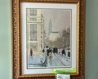 Patrick Antonelle Winter on Fifth Avenue Limited Edition Print