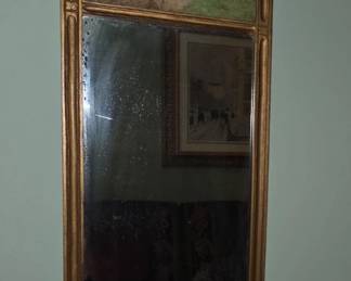 Mirror w/picture on top Circa late 1800