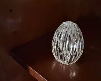 Assorted Glass Paperweights Floral, Abstract, and Faceted fifth image