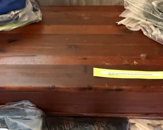 Large Moth Proof Tennessee Red Cedar Chest by E.T. Burrowes of Portland, Maine