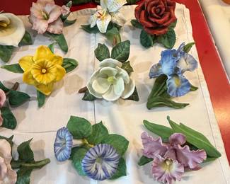 Lenox Fine Porcelain Floral Figurines Carnation, Parrot Tulip, Iris, Rose, Lily, etc. fourth image