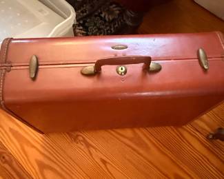 Vintage Samsonite Brown HardSided Suitcase second image
