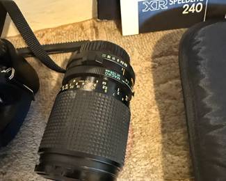 Ricoh KR Super mm Film Camera with PentaxA mm f or . Lens and Ricoh Speedlite Flash fourth image