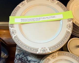 Mikasa Ivory China Richelieu Pattern M Piece Dinnerware Set second image