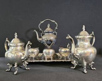 Exceptional Silver Plated Coffee And Tea Service... BSC