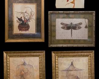Decorative Curated Bird, Avian, Nature Art Collection