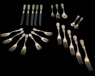 Sterling Silver Flatware... Reed And Barton Excellance