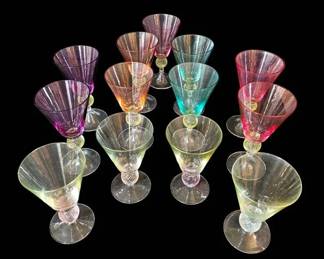 Colorful Kitchen Goblets... Handmade Craftsmanship From Romania