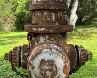 Vintage Matthews Modernized Cast Iron Fire Hydrant