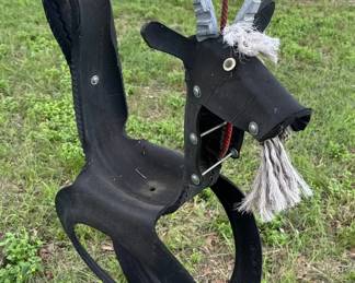Recycled Tire Goat Swing Country Charm Backyard Fun