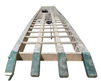 Pair of 7ft x 12 Aluminum Loading Ramps with 3 Husky 1,000lb TieDown Straps