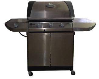 CharBroil Commercial Series Natural Gas Grill w Side Burner Cookbook Lot