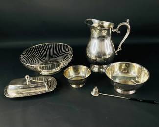 Silver Plated Pitcher & More