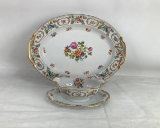 Japan "Rose China" Serving Platter & More