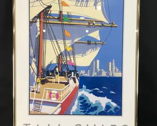O. Sherman Vintage Poster