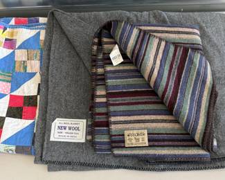 Wool Blankets & Quilt