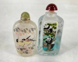 Two (2) Chinese Snuff Bottles