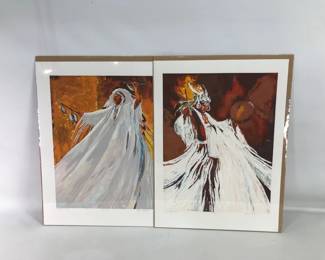 Two June Carbone Prints