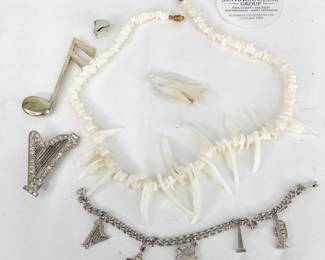 Mother of Pearl & Musical Themed Jewelry