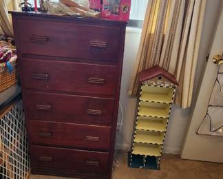 Dolls and dresser