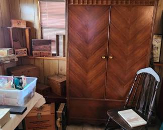 Antique cedar wardrobe