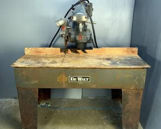 DeWalt 12” Radial Arm Saw, Model GP, Approx 60” x 48” x 32” 
