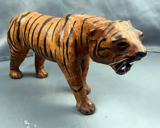 Tiger Statue, Approx 8.5” x 7” x 18” 