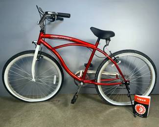 Centrix 6-Speed Beach Cruiser Bike, With Owners Handbook