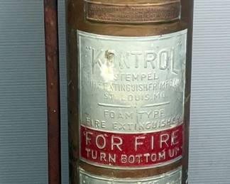 Kontrol Stempel Foam Type Brass And Copper Fire Extinguisher 