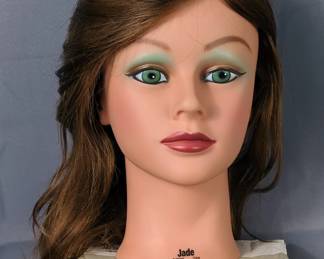 Celebrity Mannequin Styling Heads, In Styles 758 "Jade", D804-BL "Debra", And 658 "Jake", Total Qty 3 