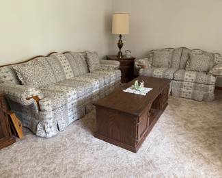 Sofa set, coffee table and side tables