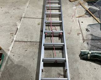 All American Brand 24ft Metal Extension Ladder