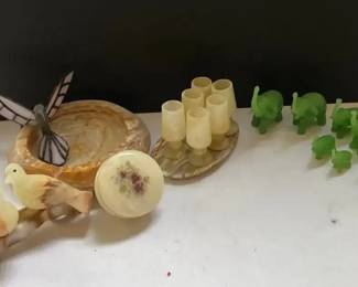 Decorative Figurines Made of Natural Material