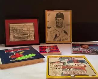 Stan Musial Photo, Autographed Book And More.
