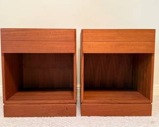 Two Danish Modern End Tables