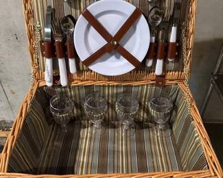 Wicker Picnic Basket