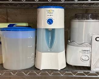 Cuisinart Ice CreamSorbet Maker, Mr Coffee Iced Tea Maker