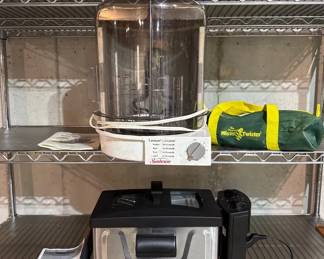Sunbeam Rotisserie, Hamilton Deep Fryer, Mister Twister Electric Carving