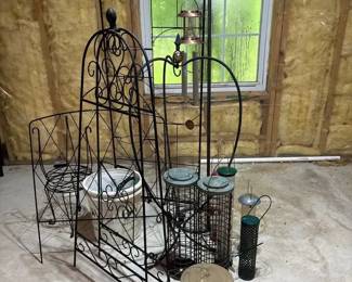 Garden Plant Stands, Hose, Bird Feeders