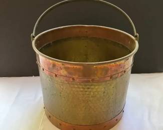 Copper Decorative Bin