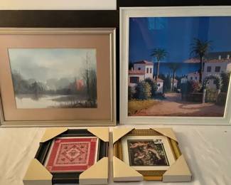 Four Framed ArtworksPrints