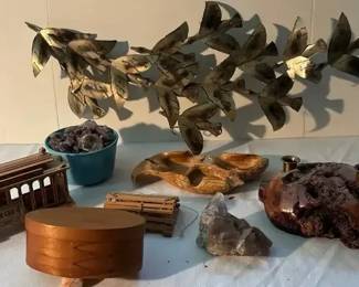 Metal, Wood, Crystal Art