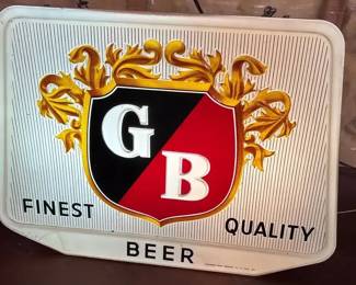 Griesedieck Bros Beer Hanging Lightup Sign