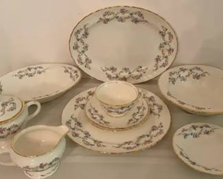 Pope Gosser Blue Belle China 44 Piece Set