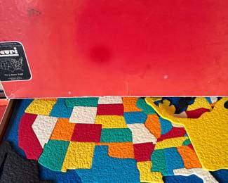 Vintage Lauri Fit A State Foam Puzzle 