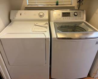 LG washer, and Maytag dryer